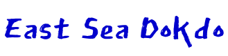 East Sea Dokdo font